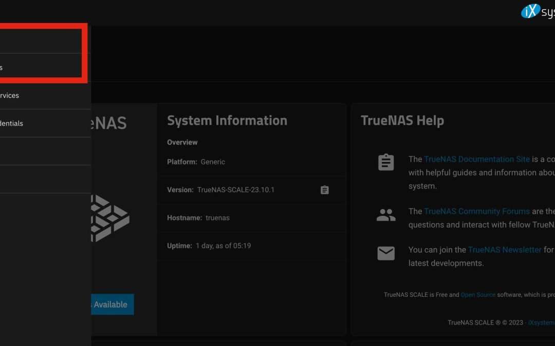 TrueNAS Scale Add User & Group – 3부 트루나스 유저 및 그룹 추가